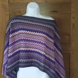 Missoni Cropped Poncho